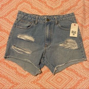 NWT Billabong Cutoff Denim shorts